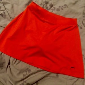 Red Slazenger tennis skort